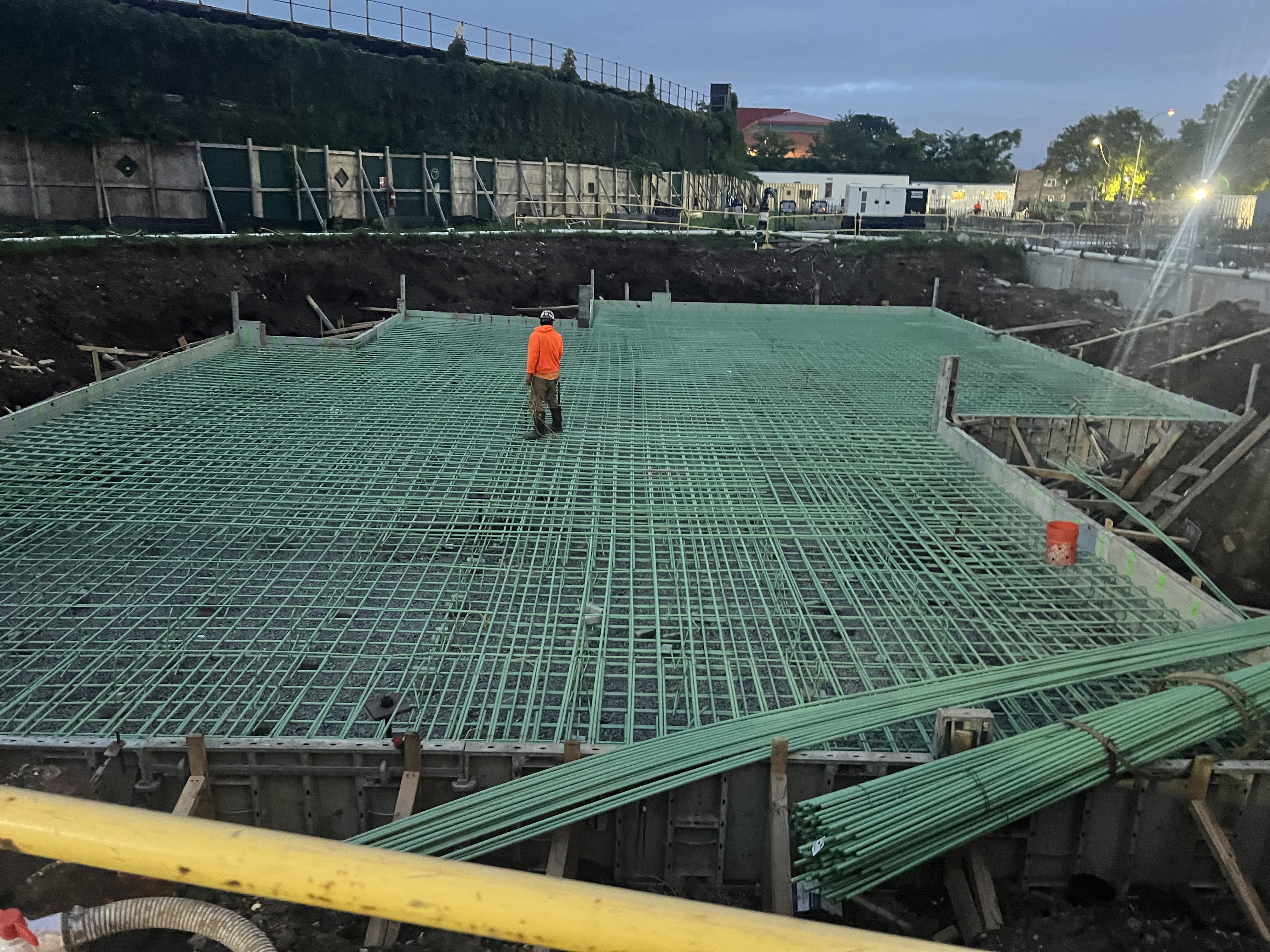 Reinforcement layout verification before concrete placement